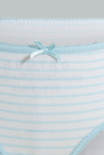 Load image into Gallery viewer, Redtag-Assorted-5-Pc-Pack-Striped-Briefs-Boxers-Girls-2 to 8 Years