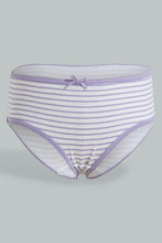 Load image into Gallery viewer, Redtag-Assorted-5-Pc-Pack-Striped-Briefs-Boxers-Girls-2 to 8 Years