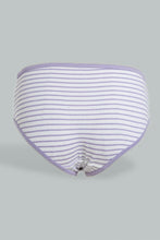 Load image into Gallery viewer, Redtag-Assorted-5-Pc-Pack-Striped-Briefs-Boxers-Girls-2 to 8 Years