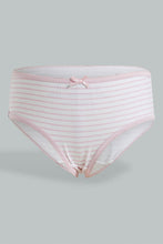 Load image into Gallery viewer, Redtag-Assorted-5-Pc-Pack-Striped-Briefs-Boxers-Girls-2 to 8 Years