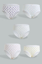 Load image into Gallery viewer, Redtag-Assorted-5-Pc-Pack-Floral-Brifs-Boxers-Girls-2 to 8 Years