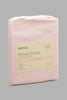 Redtag-Pink-Cotton-Fitted-Sheet-
(Single-Size)-Fitted-Sheets-Home-Bedroom-