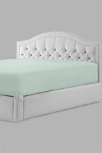 Load image into Gallery viewer, Redtag-Teal-Cotton-Fitted-Sheet-
(King-Size)-Fitted-Sheets-Home-Bedroom-