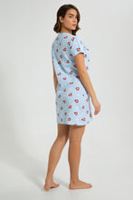 تنزيل الصورة على معرض الصور، Redtag-Printed-Nightshirt-(2-Pack)-Nightshirts-Women's-