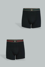 Load image into Gallery viewer, Redtag-Black-Hipsters-2-Pack-Hipsters-Men's-