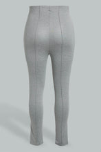 Load image into Gallery viewer, Redtag-Grey-Pintuck-Legging-Leggings-Women's-