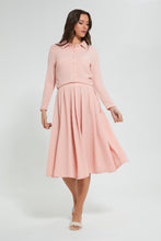 Load image into Gallery viewer, Redtag-Pink-Textured-Button-Down-Blouse-Celebrity-Tops,-Colour:Pink,-Filter:Women's-Clothing,-New-In,-New-In-LDC,-Non-Sale,-S22B,-Section:Women-Women's-