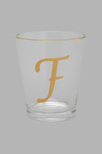 Load image into Gallery viewer, Redtag-Clear-Alphabet-Glass-F-Glasses-Home-Dining-