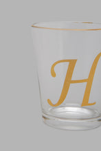 Load image into Gallery viewer, Redtag-Clear-Alphabet-Glass-H-Glasses-Home-Dining-