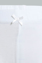 Load image into Gallery viewer, Redtag-White-2Pc-Pack-Solid-Interlock-Boxer-Short-365,-Colour:White,-Filter:Girls-(2-to-8-Yrs),-Girls-Briefs,-New-In,-New-In-GIR,-Non-Sale,-Section:Kidswear-Girls-2 to 8 Years