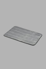 تنزيل الصورة على معرض الصور، Redtag-Dark-Grey-Memory-Foam-Bathmat-Bathmats-Home-Bathroom-