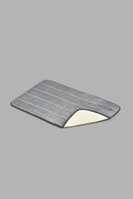 تنزيل الصورة على معرض الصور، Redtag-Dark-Grey-Memory-Foam-Bathmat-Bathmats-Home-Bathroom-
