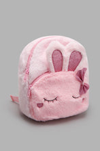 Load image into Gallery viewer, Redtag-Pink-Character-Faux-Fur-Backpack-Backpacks-Girls-