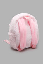 Load image into Gallery viewer, Redtag-Pink-Character-Faux-Fur-Backpack-Backpacks-Girls-
