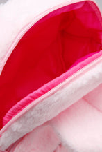 Load image into Gallery viewer, Redtag-Pink-Character-Faux-Fur-Backpack-Backpacks-Girls-