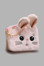 تنزيل الصورة على معرض الصور، Redtag-Pink--Character-Faux-Fur-Crossbody-Bag-Backpacks-Girls-