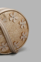 Load image into Gallery viewer, Redtag-Gold-Embellished-Cross-Body-Bag-Backpacks-Girls-