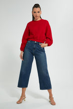 تنزيل الصورة على معرض الصور، Redtag-Red-Textured-Sweatshirt-Celebrity-Sweatshirts,-Colour:Red,-Filter:Women's-Clothing,-New-In,-New-In-LDC,-Non-Sale,-S22A,-Section:Women-Women's-