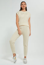 Load image into Gallery viewer, Beige Sleeveless Sweater Top