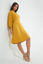 Load image into Gallery viewer, Redtag-Yellow-Knee-Length-Dress-Dresses-Women's-