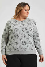 Load image into Gallery viewer, Redtag-Allover-Print-Top-Colour:Grey,-Deals:20%OFF,-Filter:Plus-Size,-LDP-T-Shirts,-New-In,-New-In-LDP,-Non-Sale,-Section:Women,-W21B-Women's-