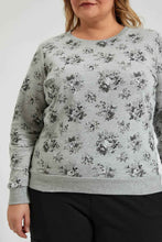 Load image into Gallery viewer, Redtag-Allover-Print-Top-Colour:Grey,-Deals:20%OFF,-Filter:Plus-Size,-LDP-T-Shirts,-New-In,-New-In-LDP,-Non-Sale,-Section:Women,-W21B-Women's-