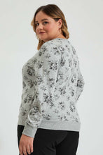 Load image into Gallery viewer, Redtag-Allover-Print-Top-Colour:Grey,-Deals:20%OFF,-Filter:Plus-Size,-LDP-T-Shirts,-New-In,-New-In-LDP,-Non-Sale,-Section:Women,-W21B-Women's-