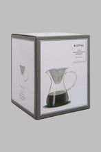 تنزيل الصورة على معرض الصور، Redtag-Clear-Glass-Coffee-Pot-With-Stainless-Steel-Infuser-Tea-Pot-Home-Dining-