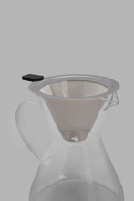 تنزيل الصورة على معرض الصور، Redtag-Clear-Glass-Coffee-Pot-With-Stainless-Steel-Infuser-Tea-Pot-Home-Dining-
