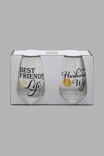 Load image into Gallery viewer, Redtag-Gold-Home-Sweet-Home-Tumbler-(2-Piece)-Glasses-Home-Dining-