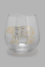 تنزيل الصورة على معرض الصور، Redtag-Gold-Animal-Printed-Tumbler-Set-(2-Piece)-Glasses-Home-Dining-