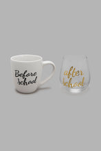 Load image into Gallery viewer, Redtag-Teal-Life-Is-Like-Snow-Enjoy-It-Before-it-Melts-Gift-Set-(2-Piece)-Mugs-Home-Dining-
