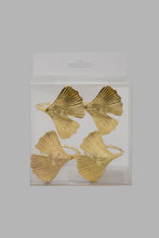 Load image into Gallery viewer, Redtag-Gold-Napkin-Ring-(4-Piece)-Napkin-Rings-Home-Dining-