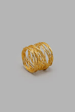 تنزيل الصورة على معرض الصور، Redtag-Gold-Napkin-Ring-(4-Piece)-Napkin-Rings-Home-Dining-