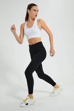 Load image into Gallery viewer, Redtag-Black-Sports-Bra-Colour:Black,-Filter:Women's-Clothing,-New-In,-New-In-Women,-Non-Sale,-SBA,-Section:Women,-W21B,-Women-T-Shirts-Women's-