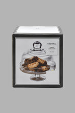تنزيل الصورة على معرض الصور، Redtag-Clear-Glass-Cake-Stand-With-Dome-Food-Storage-Home-Dining-