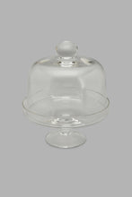 تنزيل الصورة على معرض الصور، Redtag-Clear-Glass-Cake-Stand-With-Dome-Food-Storage-Home-Dining-