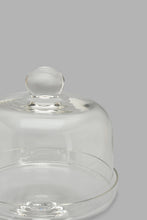 تنزيل الصورة على معرض الصور، Redtag-Clear-Glass-Cake-Stand-With-Dome-Food-Storage-Home-Dining-