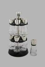 Load image into Gallery viewer, Redtag-Clear-Glass-Spice-Set-With-Plastic-Rack-(13-Piece)-Storage-Home-Dining-