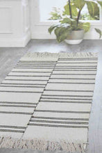 تنزيل الصورة على معرض الصور، Redtag-Off-White-Stripe-Pattern-Runner-Rugs-Home-Decor-