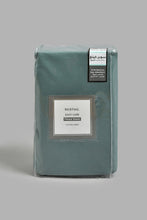 Load image into Gallery viewer, Redtag-Teal-Fitted-Sheet-(Super-King-Size)-Fitted-Sheets-Home-Bedroom-