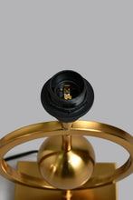 تنزيل الصورة على معرض الصور، Redtag-Gold-Circular-Metal-Ring-Table-Lamp-Table-Lamps-Home-Decor-