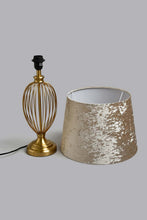 تنزيل الصورة على معرض الصور، Redtag-Gold-Dome-Shape-Metal-Table-Lamp-Table-Lamps-Home-Decor-