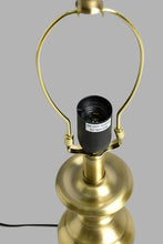 تنزيل الصورة على معرض الصور، Redtag-Gold-Metal-Pillar-Table-Lamp-Table-Lamps-Home-Decor-