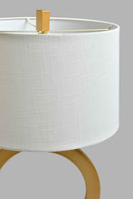 تنزيل الصورة على معرض الصور، Redtag-Gold-Circular-Ring-Table-Lamp-Table-Lamps-Home-Decor-