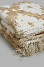Load image into Gallery viewer, Redtag-Cream-Jute-Diamond-Pattern-Rug-Colour:Cream,-Filter:Home-Decor,-HMW-HOM-Rugs,-HOM-PHANTASMAGORIA-3,-New-In,-New-In-HMW-HOM,-Non-Sale,-S22A,-Section:Homewares-Home-Decor-