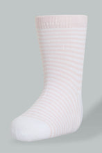Load image into Gallery viewer, Redtag-Assorted-4-Pack-Socks-Full-Length-Infant-Girls-3 to 24 Months