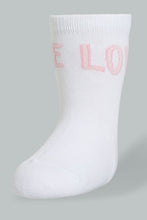 Load image into Gallery viewer, Redtag-Assorted-4-Pack-Socks-Full-Length-Infant-Girls-3 to 24 Months