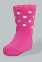 Load image into Gallery viewer, Redtag-Assorted-4-Pack-Socks-Full-Length-Infant-Girls-3 to 24 Months