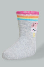Load image into Gallery viewer, Redtag-Assorted-4-Pack-Socks-Full-Length-Infant-Girls-3 to 24 Months